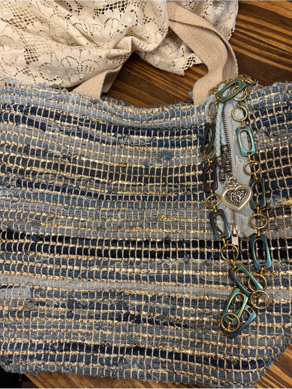 Texas Charm Boho tote that has been designed by Lori Alane.